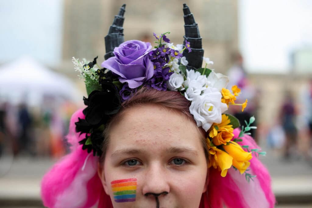 Polsko Pride pochod před volbami LGBT