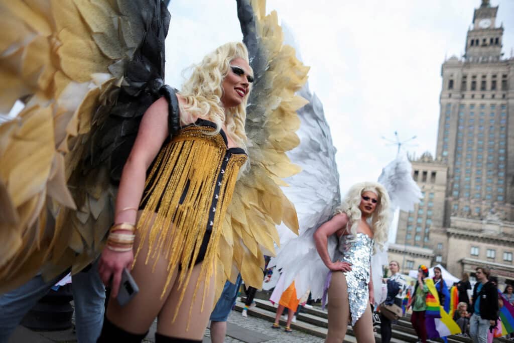 Polsko Pride pochod před volbami LGBT