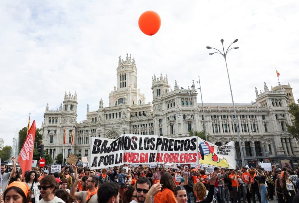 Protest v Madridu